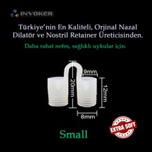 İnvoker Burun Içi Silikon Aparatı Antihorlama Nefes Açan Nostril Nazal Dilatör Steril Taşıma Kutulu - Small