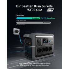 Anker SOLIX C1000X PowerHouse 1056Wh I 1800W Taşınabilir Güç Kaynağı - A1761 (Anker Türkiye Garantili)