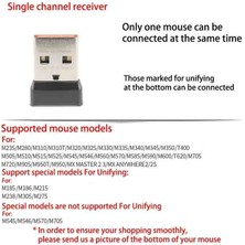 Logi Nano USB Receiver Alıcı 5'li Paket (Klavye Mouse Setleri) Için