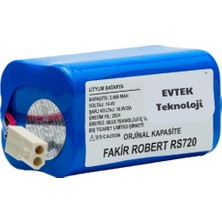 Evtek Fakir Robert RS720  2600MAH Robot Süpürge Bataryası