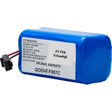 Evtek Goovi F007C  2600MAH Robot Süpürge Bataryası