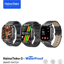 Haino Teko-3 Waterproof Amoled Ekran Su Geçirmez  3 Kordonlu Erkek Akıllı Saat