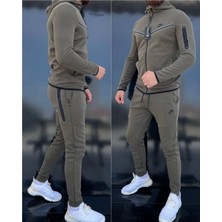 Sportswear Tech Fleece Yeşil Eşofman Takımı