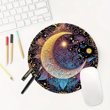 Astrolozi Shop Güneş & Ay Temalı Yuvarlak Mousepad