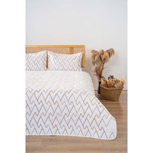 Riva İstanbul Maria Çift Kişilik Kortlu Kapitone Yatak Örtüsü Takımı 3 Parça Uyku Seti