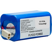 Evtek Flyco FC9602  3200MAH Robot Süpürge Bataryası