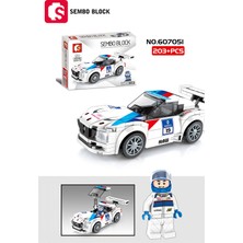 Sembo Block Bmw Z4 Yarış Arabası 203 Parça Yapı Blokları LEGO ile Uyumlu (607051)