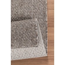 Valery Home Natura Premium Kalite Kaymaz Tabanlı Doğal Yıkanabilir Kilim Oturma Odası Balkon Bahçe Mutfak Kilim BK-102 Bej 120X180 cm