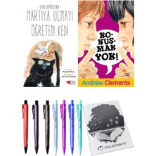 Konuşmak Yok! ve Martıya Uçmayı Öğreten Kedi 2'li Set + Hediyeli