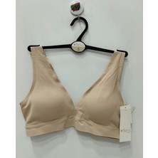 Belvü Lazer Kesim V Yaka Görünmez Ten Sütyen -1202