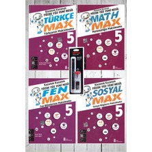 Ata 5.sınıf Türkçe-Matematik-Fen Bilimleri-Sosyal Bilgiler Max Seti+Rotring Kalem Seti Hediyeli