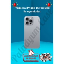 Paladyum Case iPhone 16 Pro Max Uyumlu Zigzaglı Dalgalı Hologram Puf Kılıf