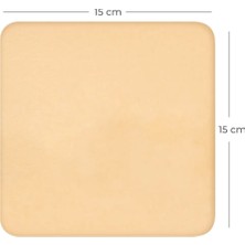 Luofucon Silikon Köpük Örtü - Non-Border - 15 x 15 cm