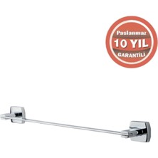 Çelik Banyo Paslanmaz Pirinç Milano Uzun Havluluk 50CM