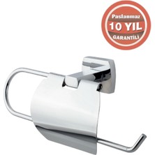 Çelik Banyo Paslanmaz Pirinç Milano Geniș Kapaklı Kağıt Havluluk