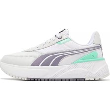 Puma R78 Disrupt Lt Beyaz Kadın Spor Ayakkabı - 399066 03