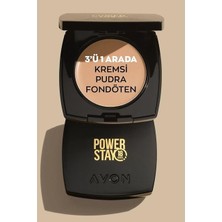 Avon Power Stay Kremsi Pudra Fondöten 355G Light Caramel