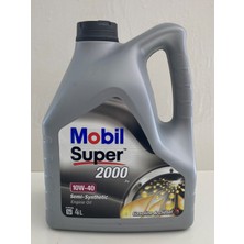 Mobil Süper 2000 X1 10W-40 4 Lt Motor Yağı (Üretim Yılı: 2024)