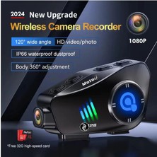 Prepare 1080P Kamera Kayıt Özellikli Motosiklet Kask Kulaklık Q-28P 32GB Hafıza Kartı Hediyeli Wireless App