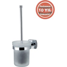 Çelik Banyo Paslanmaz Pirinç Milano Montajlı Klozet Fırçalık