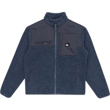Quiksilver Shallow Water Fz Erkek Mavi Polar Ceket