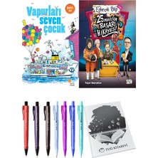 25 Muhteşem Başarı Hikayesi ve Vapurları Seven Çocuk 2'li Set + Hediyeli