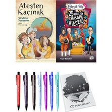 25 Muhteşem Başarı Hikayesi ve Ateşten Kaçmak 2'li Set + Hediyeli