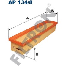 Filtron 16546-00Q2H Hava Filtresi Renault Clıo2-3-4 Kangoo Logan Sandero1-2 Symbol Twingo1-2 00- AP134/8
