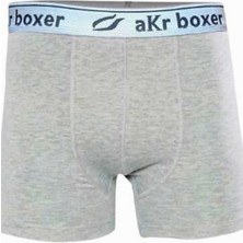 Mibi Wear Erkek Boxer Gri 5'li Paket