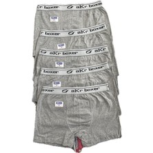 Mibi Wear Erkek Boxer Gri 5'li Paket