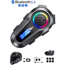 Prepare Radyo Özellikli Kask Kulaklık Q-08P Su Geçirmez Bluetooth Motosiklet Radyolu Bluetooth Kulaklık