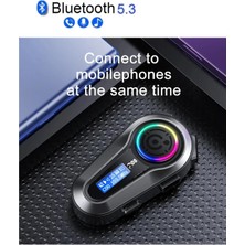 Prepare Radyo Özellikli Kask Kulaklık Q-08P Su Geçirmez Bluetooth Motosiklet Radyolu Bluetooth Kulaklık