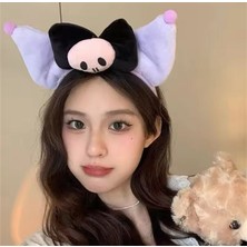 Syn İletişim Sanrio Kuromi Cosplay Lolita Y2K Kpop Kulaklı Taç Tanç Saç Bandı Aksesuar Kadın Genç Kız Çocuk