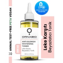 Ornabio Leke Karşıtı Cilt Beyazlatıcı Tonik Glycolic 200 ml