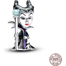 Hector Co Jewellery 925 Ayar Gümüş Disney Kötüler'' Malefiz Charmı