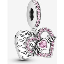 Hector Co Jewellery Kalp ve Anne Sallantılı Charm