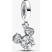 Hector Co Jewellery Disney Mickey Mouse Işıltılı Baş Silüeti Sallantılı Charm