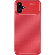 bbtech Samsung Galaxy A06 ile Uyumlu Karbon Fiber Leke Tutmaz Esnek Silikon Telefon Kılıfı