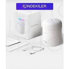 ŞARJLI KABLOSUZ KULLANIMA UYGUN YENİ NESİL TYPE-C GİRİŞLİ HAVA NEMLENDİRİCİSİ Humidifier Şarjlı Hava nemlendirici Humıdifier ,koku ve Aroma Difizörü Yeni Ürün,gece Lambası, Şarjlı