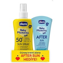 Chicco Güneş Kremi Spf 50+ 150 ml & Güneş Sonrası Kremi 150 ml