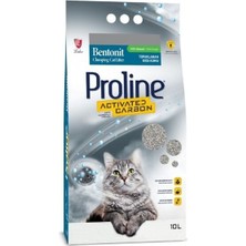Proline Aktif Karbonlu Topaklanan Doğal Kedi Kumu 10 Lt