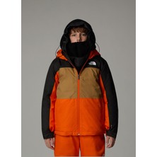 The North Face Turuncu - Siyah Erkek Kayak Montu NF0A88TZ1OP1-B Freedom Insulated J