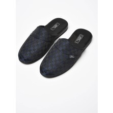 Gc Terlik GC Ev Erkek Terlik Poli Taban Ekoseli gc385 Lacivert