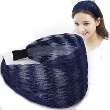 Renjie Shop C Kırmızı Stil Geniş Kenar Kumaş Dantel Saç Bandı Dişli Kaymaz Baş Bandı (Yurt Dışından)