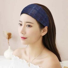 Renjie Shop C Kırmızı Stil Geniş Kenar Kumaş Dantel Saç Bandı Dişli Kaymaz Baş Bandı (Yurt Dışından)