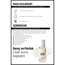 Ginger6 Yaşlanma ve Kırışık Karşıtı Peptit ve %70 Zencefil Suyu İçerikli Cilt Bakım Serumu 30 ml