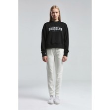 Benmanaj Kadın Siyah Sweatshirt