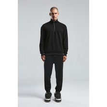 Benmanaj Erkek Siyah Sweatshirt