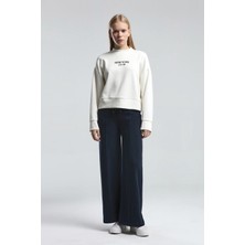 Benmanaj Kadın Beyaz Sweatshirt