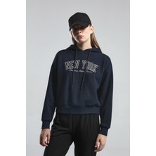 Benmanaj Kadın Lacivert Sweatshirt